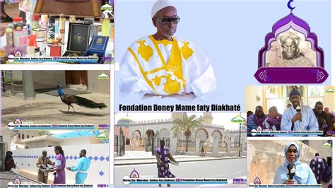 Ziar annuel Fondation Doney Mame Faty Diakhaté wadiourou Serigne Saliou