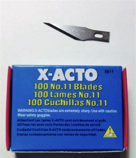 X Acto 11 Hobby Knife Replacement Blades 100 Pack 79946087055 Ebay