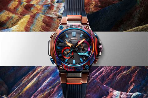 G Shock Mtg B Xmg A With Multicolor Carbon Bezel Is Inspired By