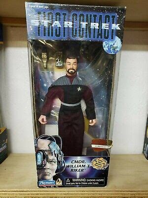 Star Trek First Contact Commander William T Riker Figure | eBay