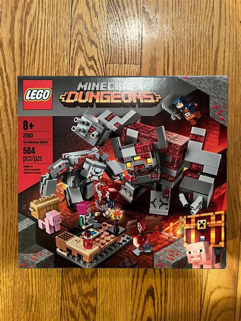 New Lego Minecraft Dungeons The Redstone Battle 21163 Building Set 504 Sealed Ebay