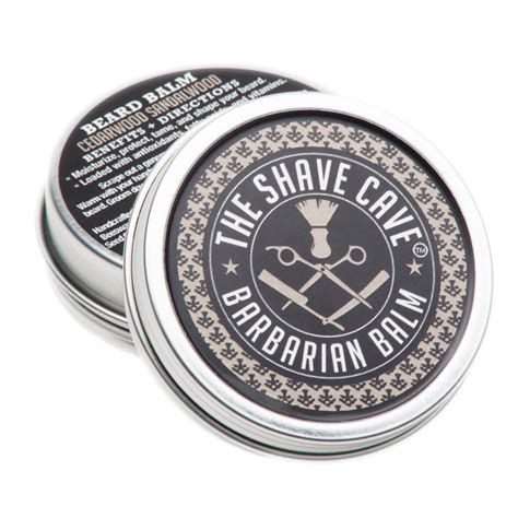 Barbarian Balm Beard Balm Cedarwood Sandalwood 20oz Shave Cave