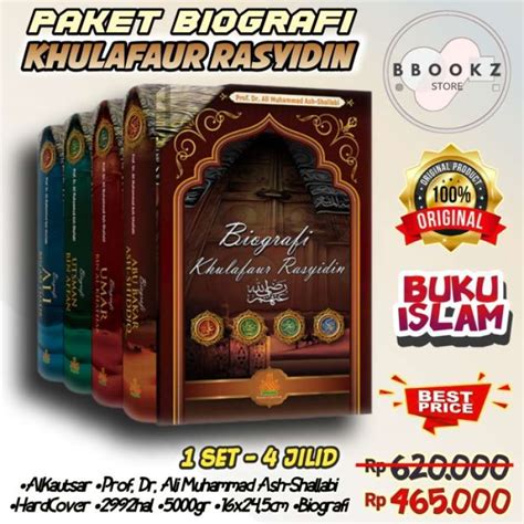 Promo Paket Buku Biografi Lengkap Khulafaur Rasyidin Prof Dr Ali