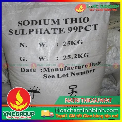 BÁN SODIUM THIOSULFATE NA2S2O3 5H2O HCNB HÓA CHẤT NINH BÌNH GIÁ