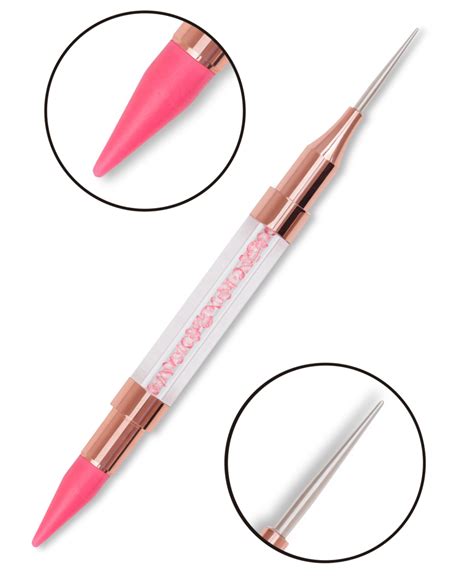 Inocos Pincel Nail Art Double Ended Crystal Pen TwoCharm Cosméticos