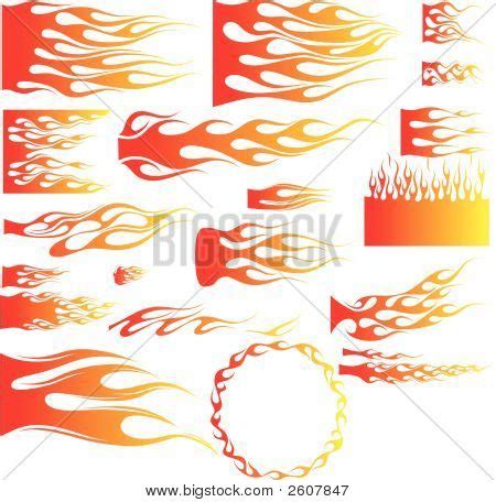 Flames-Vector Vector & Photo (Free Trial) | Bigstock