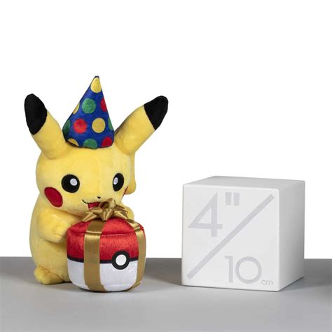 Birthday Pikachu Poké Plush 9 In Pokémon Center Official Site