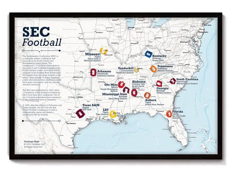 Ncaa College Football Realignment Map Geojango Maps