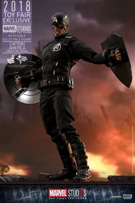 Hot Toys MMS Marvel Studios St Ten Years Captain America Concept Art Ver Hot Toys