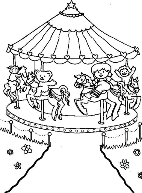 Printable Carnival Coloring Pages