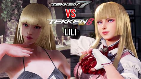 Tekken 8 Vs Tekken 7 Lili Comparison All Ending Cinematics ★ 4k Pc Youtube