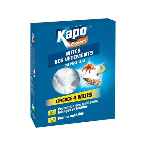 Boîte Insecticide Pour Mites Et Larves Kapo 20 Pastilles Sanifer