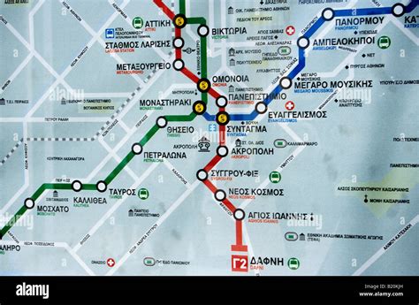 Athens Greece Metro Map Map Of Western Hemisphere