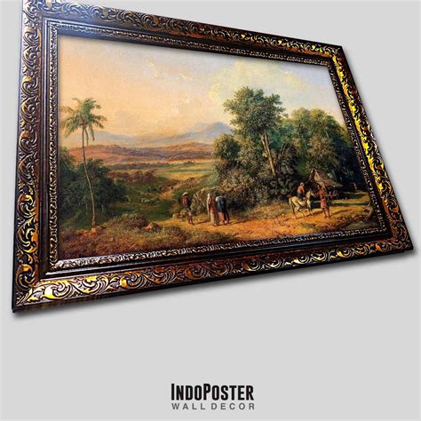 Jual Poster Lukisan Terkenal Klasik Repro Forest And Native House