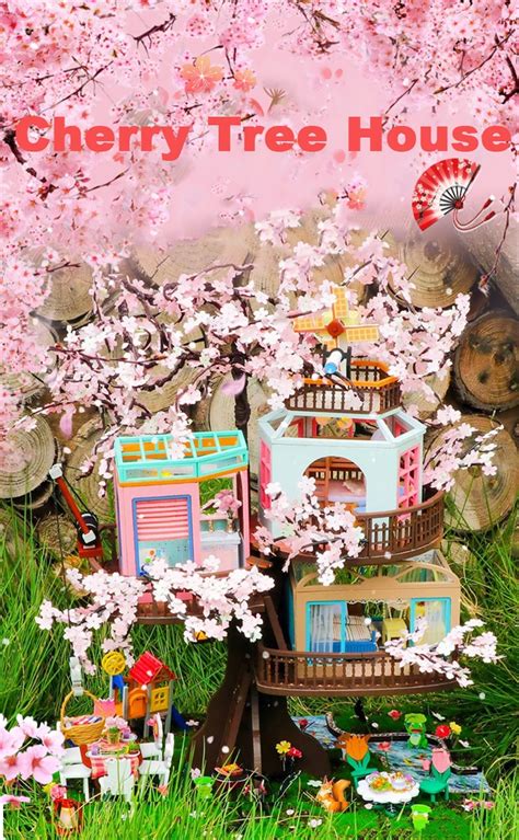 Cherry Blossom Tree House DIY Dollhouse