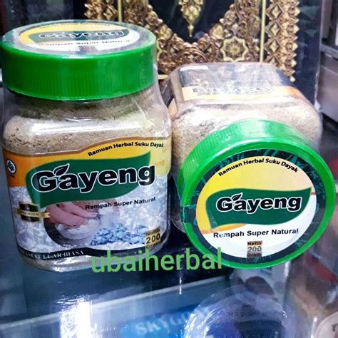 Jual Gayeng Es Herbal Ramuan Suku Dayak 200Gram Untuk Rendam Kaki