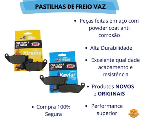 Kit Pastilha De Freio Cb F Twister Ou Sem Abs Ecopads Vaz