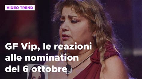 GF Vip Reazioni Social Alle Nomination Del 6 Ottobre Tutti Contro