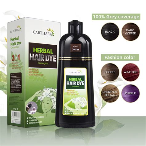 Carthaea 500ml Natural Herbal Hair Colour Shampoo