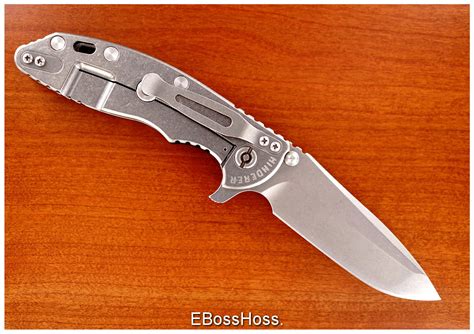 Rick Hinderer XM 18 Gen 4 Spanto Flipper EBossHoss Knives