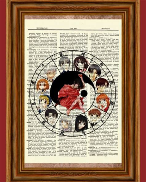 Fruits Basket Zodiac Dictionary Art Print Picture Poster Anime Ebay