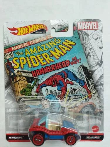 Hot Wheels Premium Spider mobile Spider man Hombre Araña Pm Envío gratis