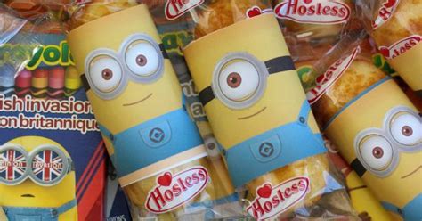 Printable Minion Twinkie Wrappers Popular Pins Pinterest