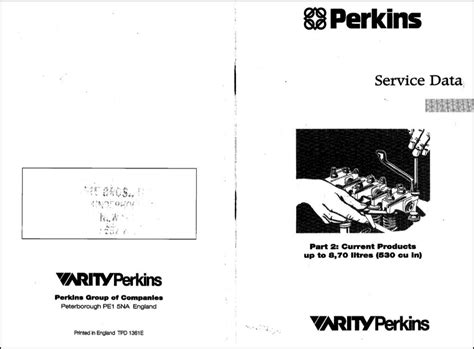 Perkins Diesel Engine Manuals – MARINE DIESEL BASICS