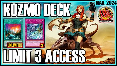 KOZMO WITH LIMIT 3 TRAPS KOZMOTOWN IS FREE Yu Gi Oh Duel Links