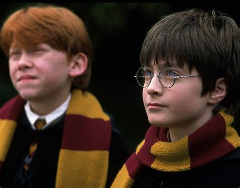 Ron and Harry in class — Harry Potter Fan Zone