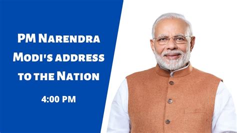 Pm Narendra Modi S Address To The Nation Youtube