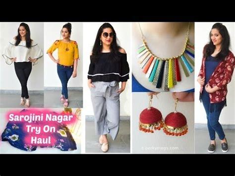 Sarojini Nagar Try On Haul | Indian Street Shopping | Perkymegs ...