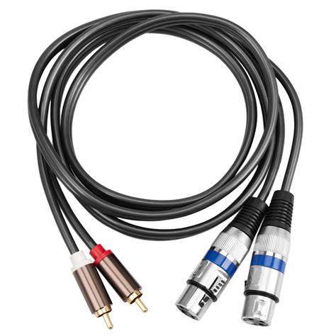 Аудиокабель Hifi 2 Rca Male to Xlr 3 Pin Female Усилитель микшерной ...