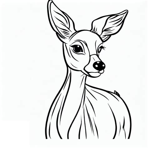 Coloriage Biche Imprimer Sur Coloriageenfant