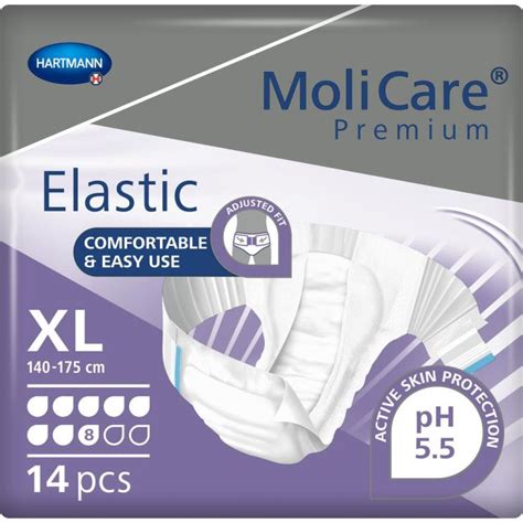 MoliCare Premium All In One Inco Slip Elasticated XL 8D Pack Of