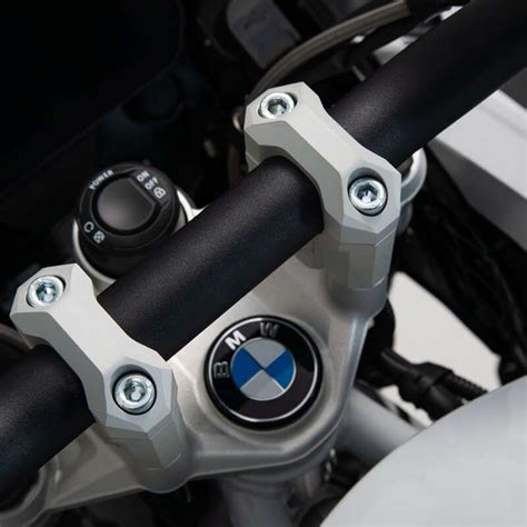 Réhausseurs de guidon 40mm gris BMW R1200GS LC et R1250GS SW Motech