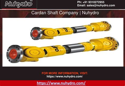 PPT Industrial Cardan Shafts Supplier PowerPoint Presentation Free