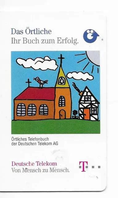 Rare Carte Telephonique Dessin Enfant Eglise Germany Phonecard