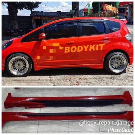 Jual Bodykit Samping Sideskirt Honda Jazz Ge S Rs Mugen