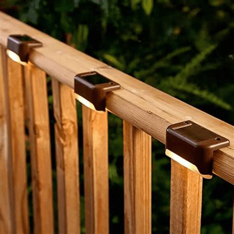 Solar Deck Lights for Outdoor Deck, Railing, Stairs, Yard and Pario (W – NextGenGardening™