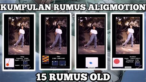 Tutorial Rumus Jedag Jedug Alight Motion Rumus Old Alight Motion