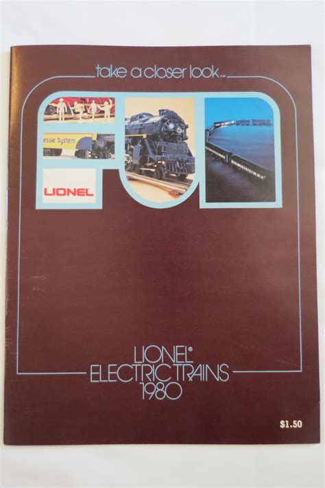 LIONEL ELECTRIC TRAINS CATALOG 1980