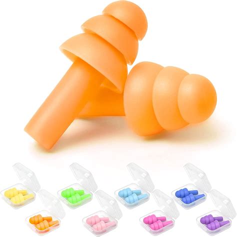 Earplugs For Sleeping Noise Cancelling Reusable Ear Plugs Super Soft Silicone Ear Plug For