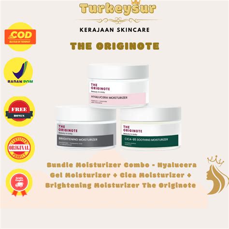 Jual The Originote Bundle Moisturizer Combo Hyalucera Gel Moisturizer