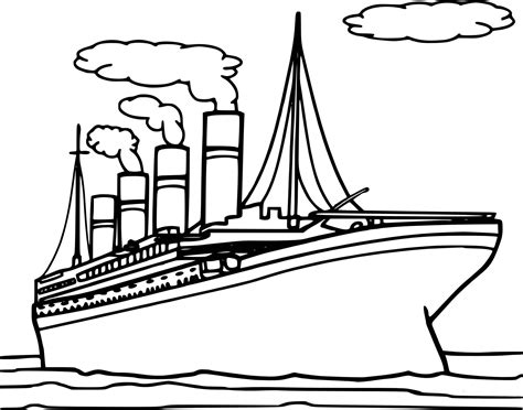 Titanic Coloring Pages Free To Print 101 Coloring