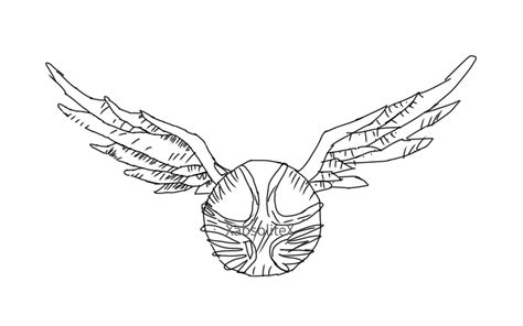 Harry Potter Snitch Coloring Page Coloring Pages