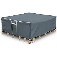 Ultcover Square Patio Heavy Duty Table Cover D Tough Canvas