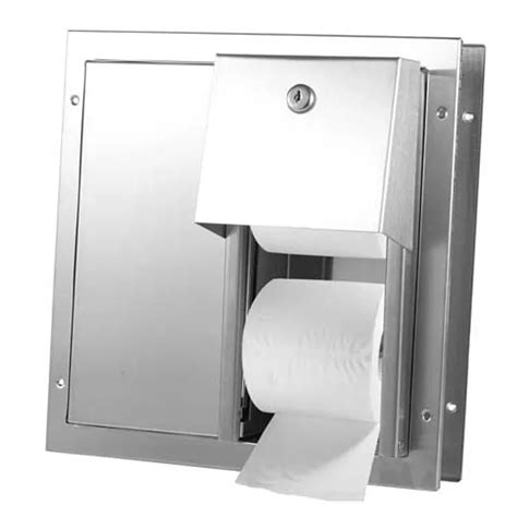 American Specialties Partition Mount Double Roll Toilet