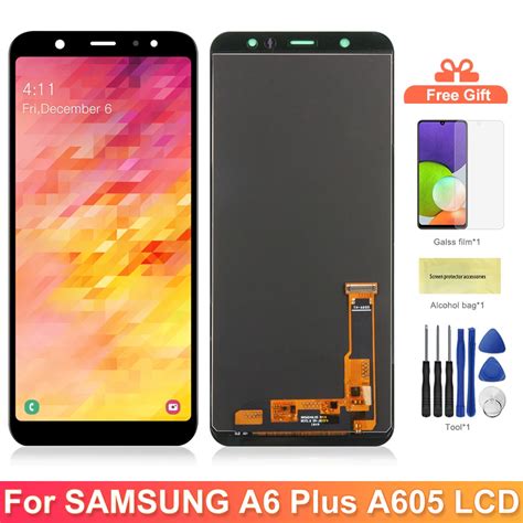 A6 Plus Display Screen For Samsung Galaxy A6 Plus 2018 Lcd Display Touch Screen Digitizer Parts