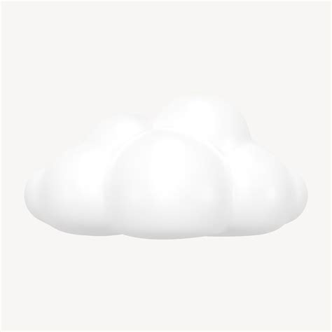 White cloud clipart, weather forecast | Free Photo Illustration - rawpixel